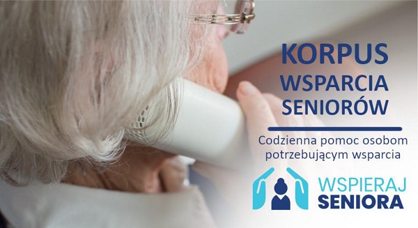 plakat korpus wspieraj seniora