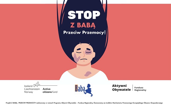 Stop przemocy - plakat